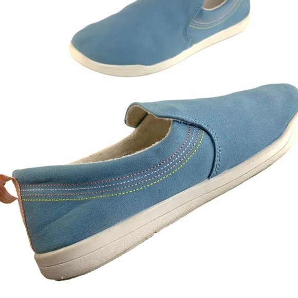 Vionic Blue Denim Chambray Marshall Flats - Picture 4 of 6